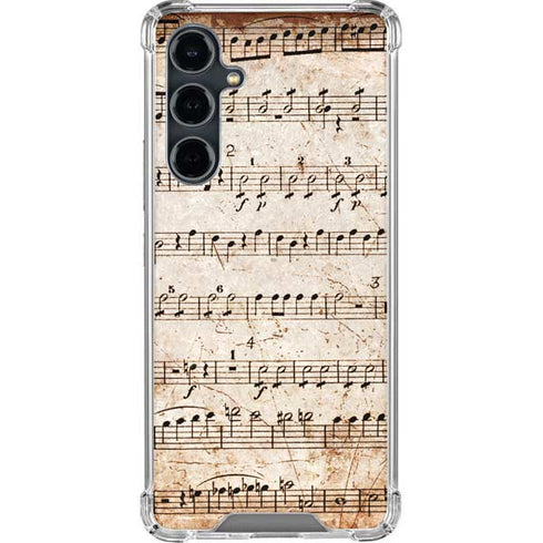 Antique Notes Galaxy S23 FE Clear Case